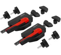 Bessey WNS-SET-MFT Elément de serrage horizontal à traction vers le bas pour tables multifonctions Force de serrage avec diamètre de trou de 20 mm et épaisseur de plaque de 19 mm min. jusqu'à 750 N