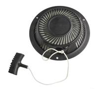 Besshepplo Démarreur manuel pour tondeuse à gazon WER46SP Construction ferme Installation facile Mécanisme de démarrage efficace Cordon de traction de rechange Noir