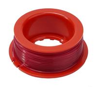 Besshepplo Flymo FLY031 Bobine de fil unique et fil en nylon de 5 m de long 1,5 mm de diamètre Compatible avec les débroussailleuses Trim ET21 et ST Rouge