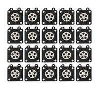Besshepplo Kit de diaphragme de mesure de carburateur pour modèle 95-526 Series 95-526-9 95-526-9-8 Pièces et accessoires de tondeuse à gazon Comprend 20 pièces pour réparation et entretien du moteur