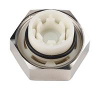 Besshepplo Kit de réparation de valve anti-siphon compatible avec valve LEG-108-903 T550 T550A Frost Faucet de rechange avec capuchon en laiton plaqué pour robinet d'eau extérieur de 10,2 à 35,6 cm