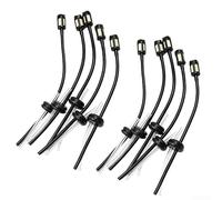 Besshepplo Lot de 10 tuyaux de carburant à essence avec filtre de réservoir pour tronçonneuse, débroussailleuse, joint d'assemblage, œillets, pièces de rechange pour machines de jardin