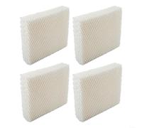 Besshepplo Lot de 4 éléments filtrants MD1-0002 de rechange pour humidificateur EVAP1 EVAP3 EVAP40 EVAP50 Pâte de bois haute efficacité Purification de l'air facile à installer Blanc