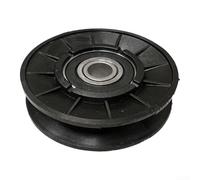 Besshepplo Poulie de renvoi de rechange pour tondeuse à gazon 91178 091178 420613 4206130 420613MA - Tendeur de courroie noir haute résistance - Fonctionnement fluide - Installation facile (1 pièce)