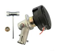 Besshepplo Tête de débroussailleuse compatible avec Echo 225 P021008182 3020 - Adaptateur de gazon métallique pour débroussailleuse de jardin en plastique noir (B)