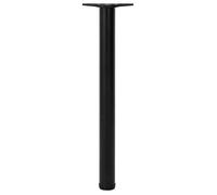 BEST""Base de rechange pour table - 4 pieds de tabl - MODERNE 4 pieds de table réglables en hauteur 710 mm Noir 30991