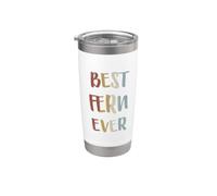 Best Fern Ever Vintage Retro Graphic Women Gobelet isotherme en acier inoxydable double paroi