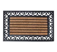 Best For Boots - Paillasson en caoutchouc et coco 75,5 x 45,5 cm Brun G