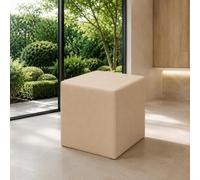 Best For Home Pouf cube - Doux, stable et compact | Charge maximale : 300 kg avec matériau de rembourrage de qualité supérieure, dimensions compactes de 40 x 40 x 40 cm et