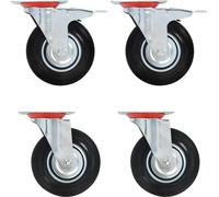 Best furniture 12 pcs. Roulettes pivotantes 125 mm - Chariot de transport CL4273957 3parcel