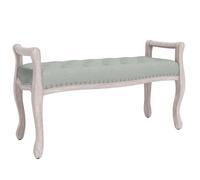 BEST-HOME Banc banquette bout de lit - Gris clair 110x45x60 cm Velours,1parcel2818