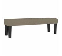 BEST-HOME Banc banquette bout de lit - Taupe 100x30x30 cm tissu,1parcel6867