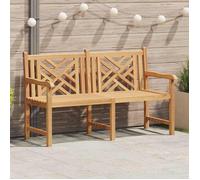 BEST-HOME Banc de jardin - banc d'extérieur pour Cour Terrasse, Marron 150 x 60 x 90 cm Bois de teck solide nvq3145