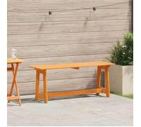 BEST-HOME Banc pour Cour Terrasse,Coffre extérieur Marron 119 x 35 x 47 cm Bois de pin massif nvq4743