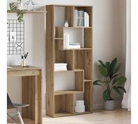BEST-HOME Bibliothèque moderne - armoire à livres - chêne artisanal 67x24x161cm - Bois d'ingénierie kvci20358