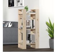 BEST-HOME Bibliothèque moderne - armoire à livres -/Séparateur de pièce 41x35x91cm Pin massif kvci33311