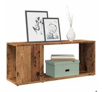 BEST-HOME Bibliothèque pour livre/DVD - armoire à livres - Meuble TV vieux - Bois 80x24x32cm - Bois d'ingénierie kvci38645