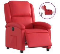 BEST-HOME Fauteuil fonction de levage (Taille unique)Pour Salon/Séjour - Fauteuil inclinable électrique Rouge