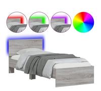 BEST-HOME Meuble de chambre - UU - Cadre de lit sans matelas - avec lumières LED 90x190 cm HH14814