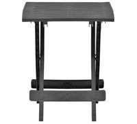 BEST-HOME Mobilier de jardin - UU - Table pliable de jardin anthracite 45x43x50 cm plastique HH10190