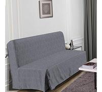 Best Interior Housse de clic clac Graph 3 Places Noir 140x190cm