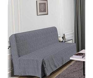 Best Interior Housse de clic clac Graph 3 Places Noir 140x190cm