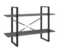 Best Möbel Bibliothèque 2 étagères Gris 100x30x70cm Pin massif - Bücherregale2026 471508