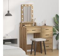 Best Möbel Coiffeuse avec rangement Marron 50 x 41 x 140 cm Bois composite - Coiffeuses Cloris Neu6712258 1parcel