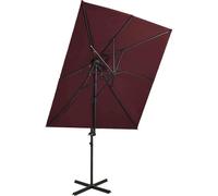 Best Möbel Parapluie avec ventilation 250x250 cm rouge bordeaux - Parasols Cloris Neu7161154 1parcel