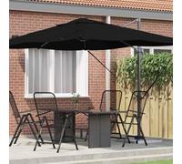 Best Möbel Parapluie Roma Noir et Noir 352 x 251 x 260 cm - Parasols Cloris Neu3249569 1parcel