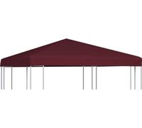 Best Möbel Pavillonnaire 310 g / m² 3x3 m bordeaux - Pavillons et tentes de réception CL5863977 1parcel
