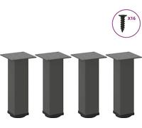 Best Möbel Pieds de table basse 4 pcs. Anthracite 30-32 cm Acier - Pieds de table Cloris Nouveau9797833 1parcel