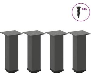 Best Möbel Pieds de table basse 4 pcs. Anthracite 30-32 cm Acier - Pieds de table Cloris Nouveau9797833 1parcel