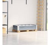 Best Möbel Rehausse de palette Gris 100x50 cm Pin massif - Entretien du matériel Cloris Neu7465879 1parcel