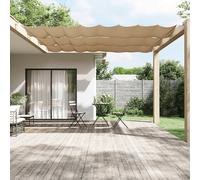 Best Möbel Store vertical Taupe 100x1200 cm Tissu Oxford - Parasols Cloris Neu9468384 1parcel