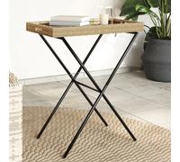 Best Möbel Table à plateaux rabattable Beige 65x40x75 cm Poly Rotin - Tables de jardin Cloris Neu2102037 1parcel