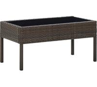 Best Möbel Table de jardin Marron 75x40x37 cm Poly Rotin - Tables de jardin CL4942544 1parcel