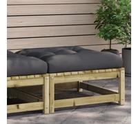 Best Möbel Tabouret de jardin avec coussin Pin Imprégné - Canapés de jardin CL3857339 1parcel