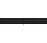 Best Möbel Tissu brise-vent 6 pièces 800 x 80 cm Noir - Parasols CL8578185 1parcel