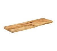 BEST""Plateau de Table - Dessus de table - 100 x 20 x 2,5cm bord vif bois massif manguier brut Nov628596