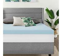 Best Price Mattress BPP-GM-4T Surmatelas en Mousse à mémoire de Forme 4", Mousse à mémoire de Forme., Bleu, California King