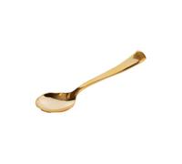 Best products - 6 PETITES CUILLÈRES PLASTIQUE RÉUTILISABLE 13CM OR