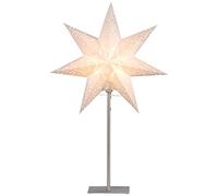 Best Season 234-22 Sensy Mini 55 Lampadaire en forme d'étoile en métal/papier Env. 55 x 34 cm Carton quadrichromie Crème
