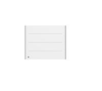 BESTHERM - Radiateur électrique fixe à inertie sèche céramique 1000W Bestherm TANIN horizontal blanc
