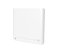 BESTHERM - Radiateur électrique fixe à inertie sèche céramique 1000W, détecteur de présence et thermostat interchangeable BESTHERM Diane horizontal blanc
