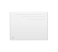 BESTHERM - Radiateur électrique fixe à inertie sèche fonte 1000W Bestherm MOTU horizontal blanc