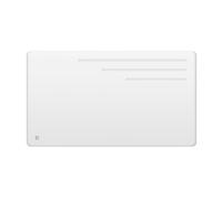 BESTHERM - Radiateur électrique fixe à inertie sèche fonte 1500W Bestherm MOTU horizontal blanc