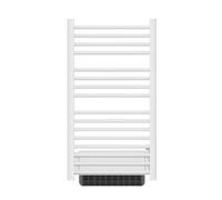 BESTHERM - Sèche-serviette électrique sans fluide avec soufflerie 500W+1000W H.100,5xL54cm HESTIA blanc