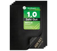 BestLab Lot de 2 tapis de barbecue pour barbecue à gaz - 41 x 58 cm - Antiadhésif - Réutilisables - Pour barbecue à gaz - 48 x 51 cm