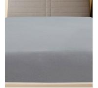 BESTLIFE Draps-housses Jersey 2 pcs Gris 100x200 cm Coton,avec manuel de montage（93069382）VIDAXL